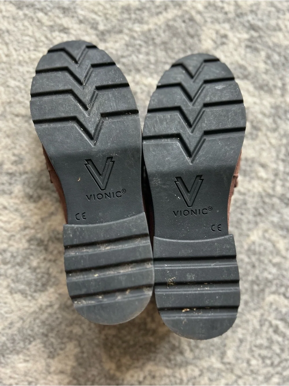 Vionic Brown Suede Loafers